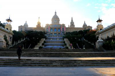 カタルーニャ美術館<br />逆光の為に色が悪い